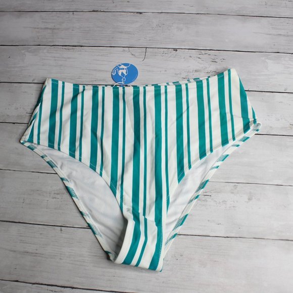 Cupshe Women's Swim Top High Waist Bikini Bottoms Size XL Swimsuit 2 Pc - Picture 7 of 9